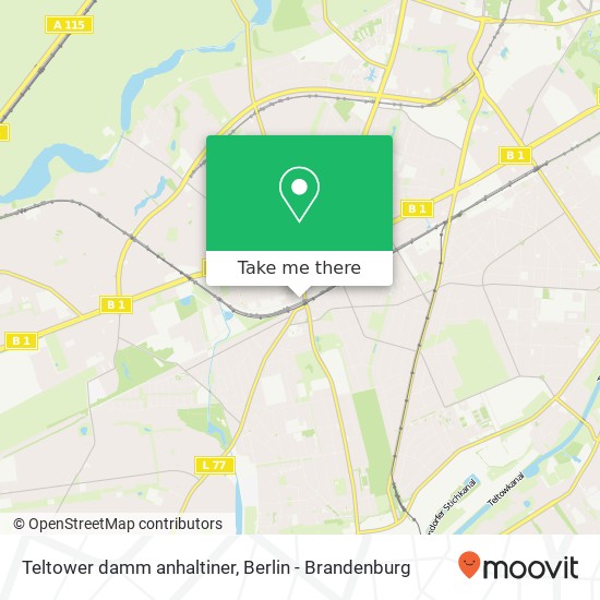 Teltower damm anhaltiner, Zehlendorf, 14163 Berlin map