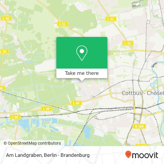 Am Landgraben, 03046 Cottbus map