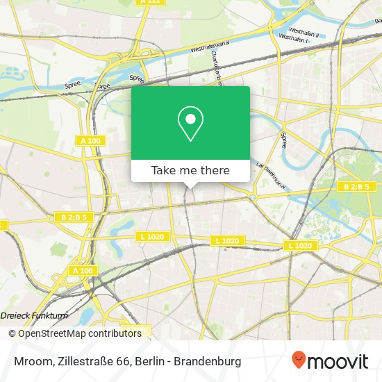 Карта Mroom, Zillestraße 66