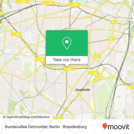 Bundesallee Detmolder, Wilmersdorf, 10715 Berlin map