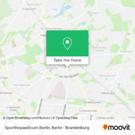 Sporthopaedicum Berlin map