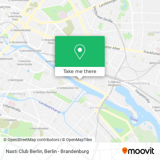 Карта Nasti Club Berlin
