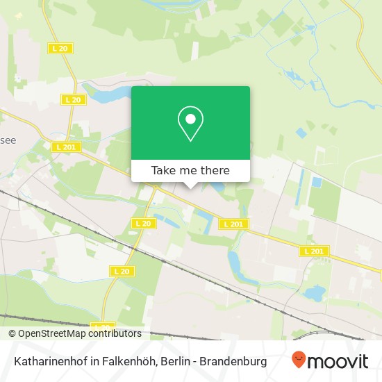 Карта Katharinenhof in Falkenhöh, Von-Suttner-Straße 1