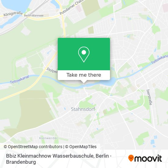 Bbiz Kleinmachnow Wasserbauschule map