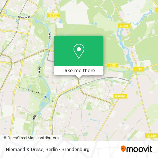 Niemand & Drese map