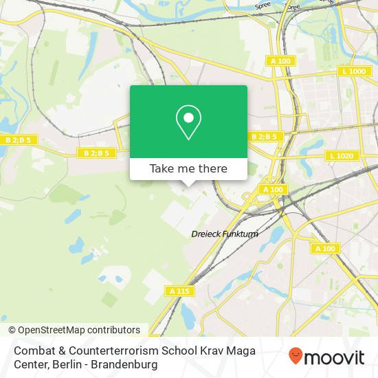 Combat & Counterterrorism School Krav Maga Center, Waldschulallee 73 map