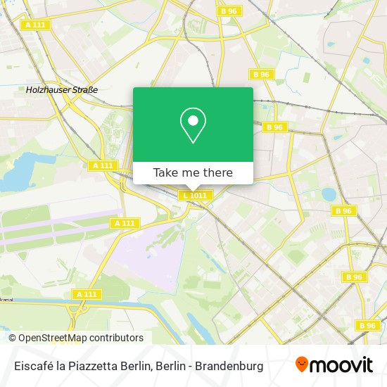 Карта Eiscafé la Piazzetta Berlin