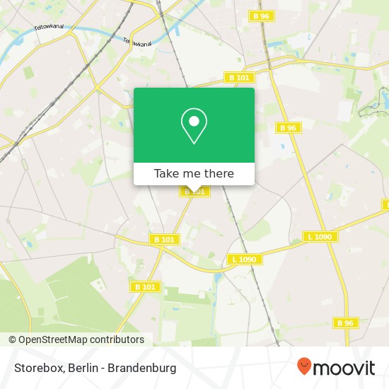 Карта Storebox, Marienfelder Allee 63