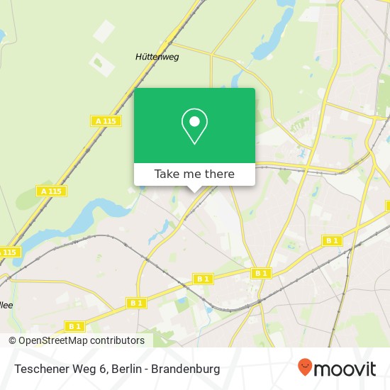 Teschener Weg 6, Zehlendorf, 14163 Berlin map