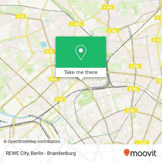 Карта REWE City, Badstraße