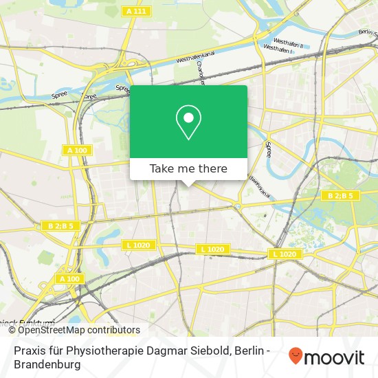 Карта Praxis für Physiotherapie Dagmar Siebold, Krumme Straße 5