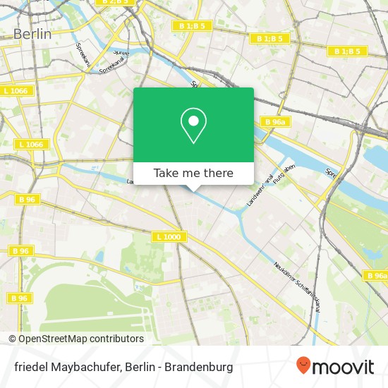 friedel Maybachufer, Neukölln, 12047 Berlin map