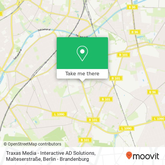 Traxas Media - Interactive AD Solutions, Malteserstraße map