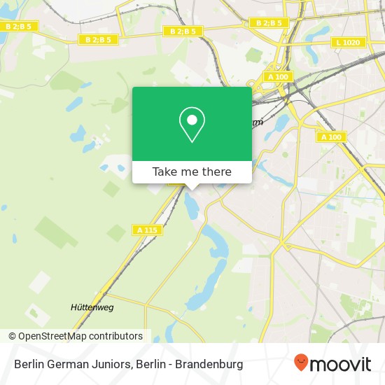 Berlin German Juniors, Gottfried-von-Cramm-Weg map