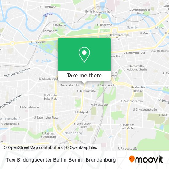 Taxi-Bildungscenter Berlin map