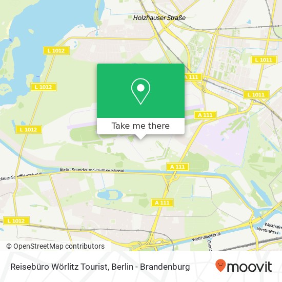 Reisebüro Wörlitz Tourist map