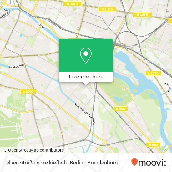 elsen straße ecke kiefholz, Alt-Treptow, 12435 Berlin map