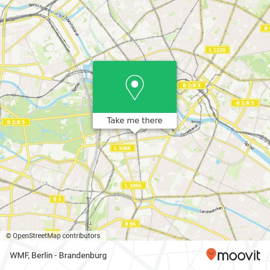 WMF, Friedrichstraße map