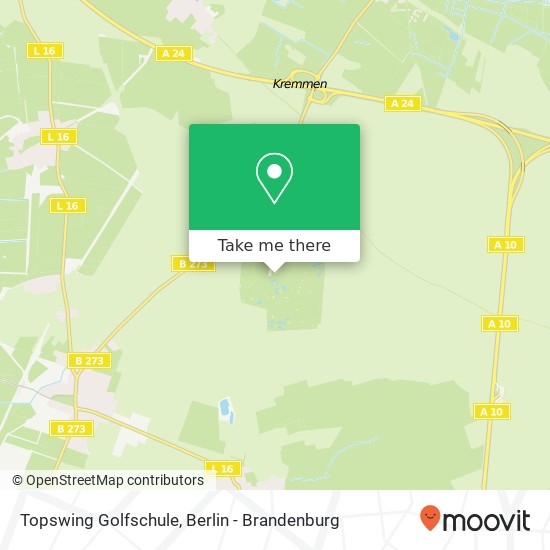 Карта Topswing Golfschule, Am Kallin