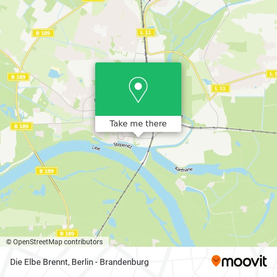 Die Elbe Brennt map