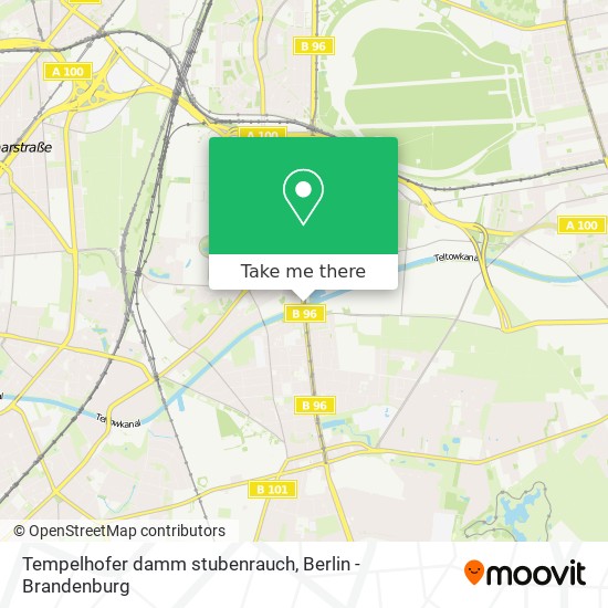 Tempelhofer damm stubenrauch map