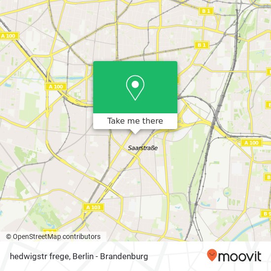 hedwigstr frege, Friedenau, 12159 Berlin map