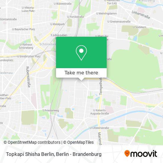 Topkapi Shisha Berlin map