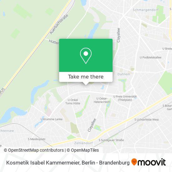 Kosmetik Isabel Kammermeier map