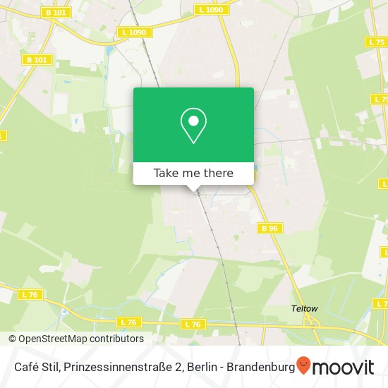 Café Stil, Prinzessinnenstraße 2 map