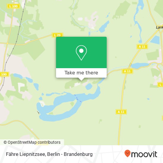 Fähre Liepnitzsee map