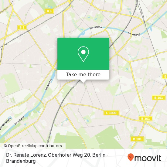 Карта Dr. Renate Lorenz, Oberhofer Weg 20