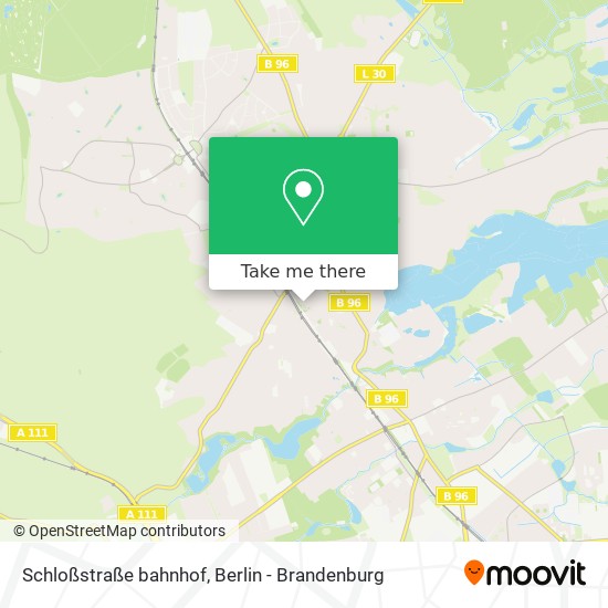 Карта Schloßstraße bahnhof
