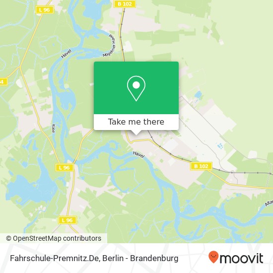 Карта Fahrschule-Premnitz.De, August-Bebel-Straße 8A