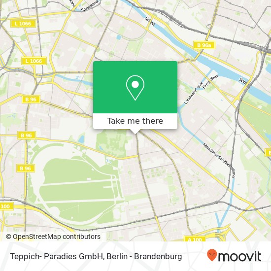 Карта Teppich- Paradies GmbH, Hermannstraße 9