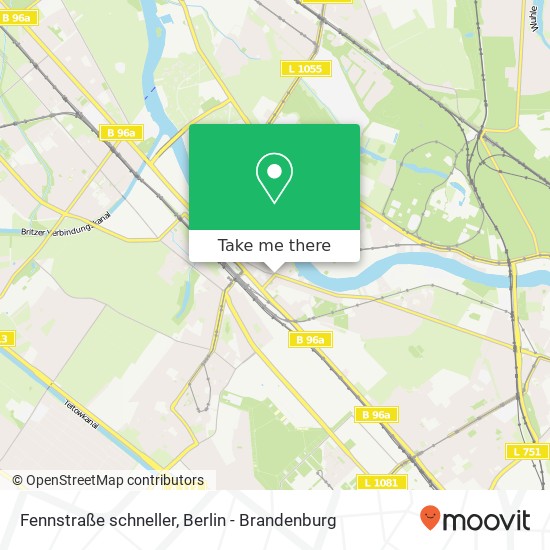 Fennstraße schneller, Niederschöneweide, 12439 Berlin map