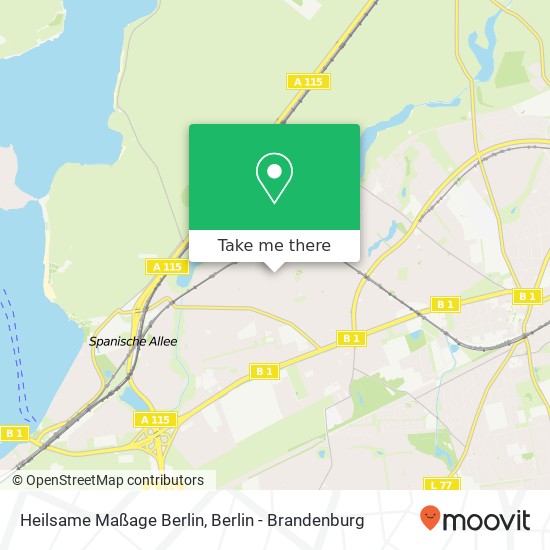 Карта Heilsame Maßage Berlin, Breisgauer Straße 13