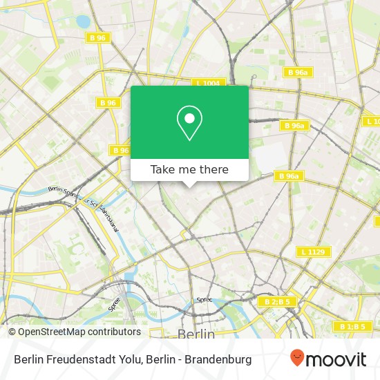 Berlin Freudenstadt Yolu map