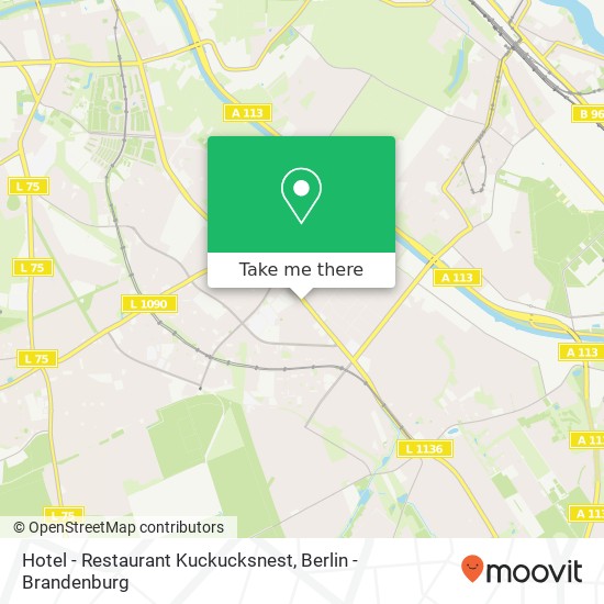 Hotel - Restaurant Kuckucksnest map