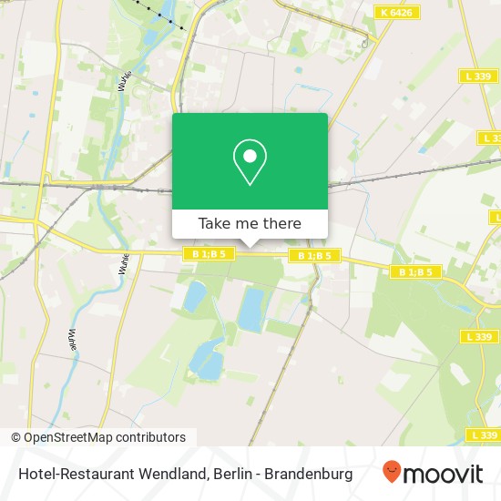 Hotel-Restaurant Wendland map