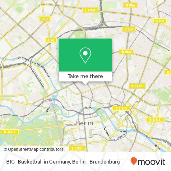 BIG -Basketball in Germany map