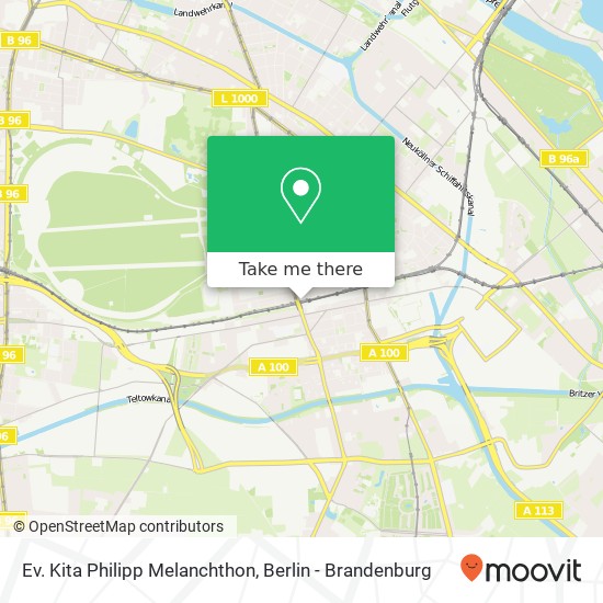 Ev. Kita Philipp Melanchthon map
