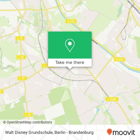 Walt Disney Grundschule map