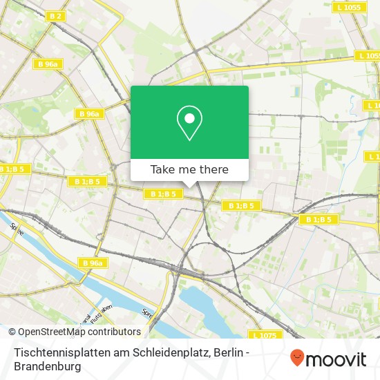 Tischtennisplatten am Schleidenplatz map
