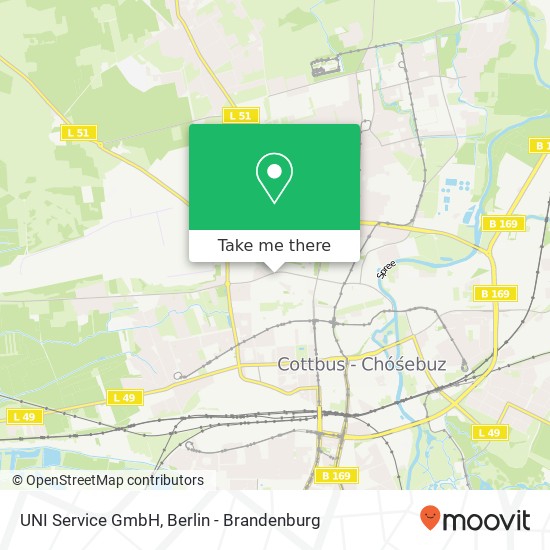 UNI Service GmbH map