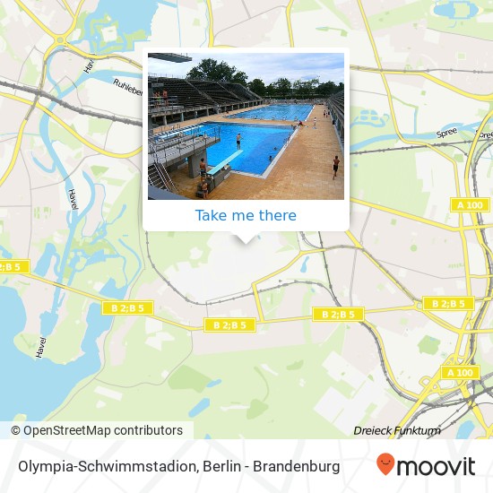 Карта Olympia-Schwimmstadion