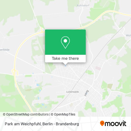 Park am Weichpfuhl map