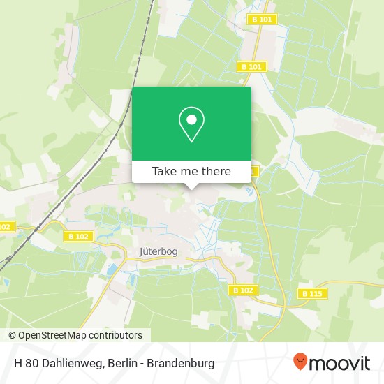 H 80 Dahlienweg map