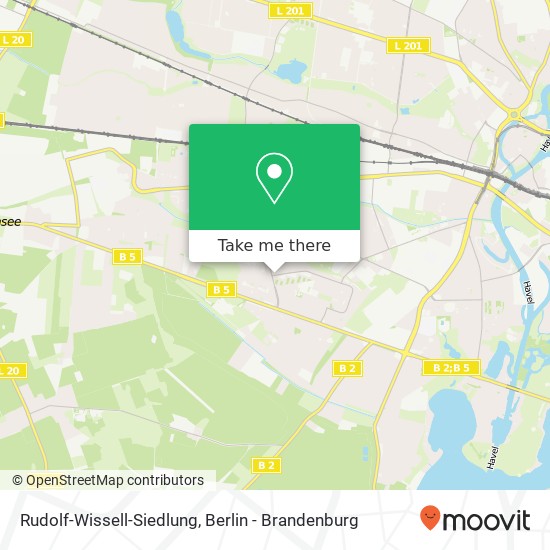 Rudolf-Wissell-Siedlung map