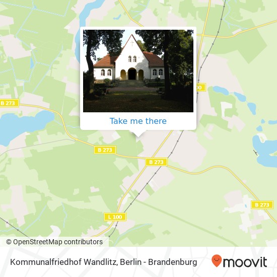 Карта Kommunalfriedhof Wandlitz