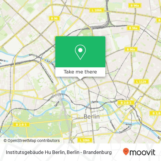 Institutsgebäude Hu Berlin map